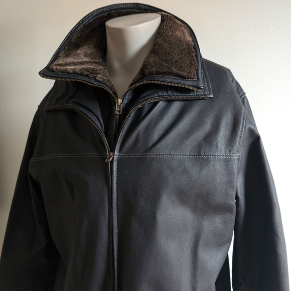 Danier Other - DANIER Genuine Leather black light winter jacket